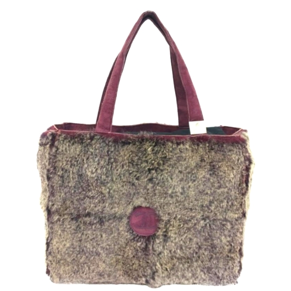 CHANEL Handbags - *SOLD* CHANEL RABBIT FUR TOTE WITH POUCH